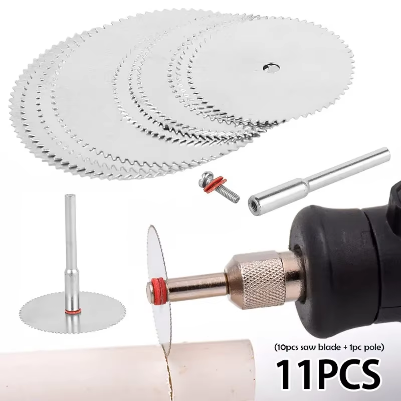 Cordless Rotary Tool Kit Accessories - 11 Parça Mikro Dairesel Testere Bıçağı