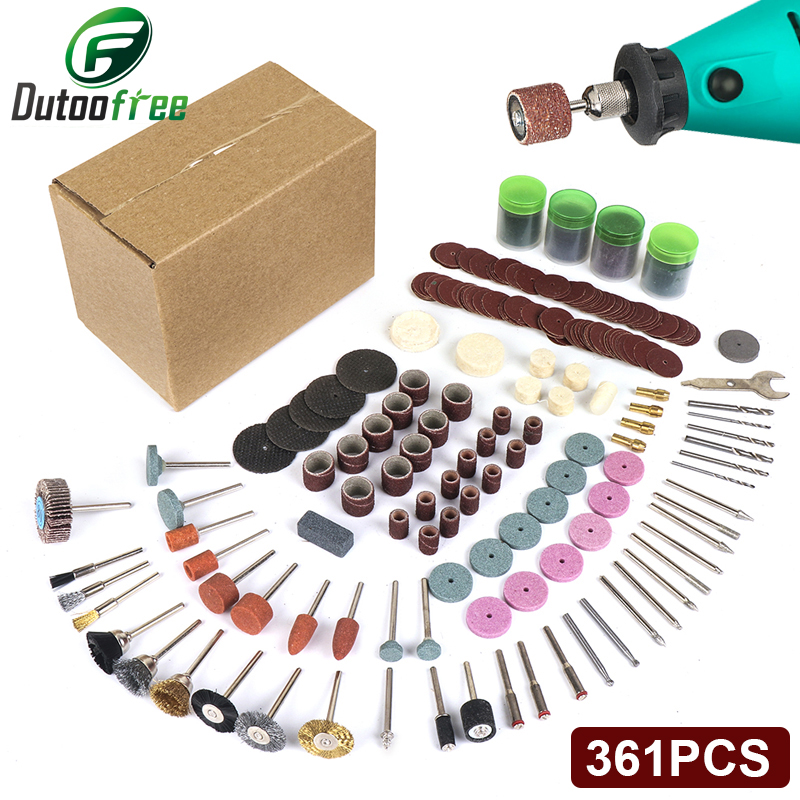 Cordless Rotary Tool Kit Accessories - 361 adet/grup Elektrikli El Aletleri Dremel