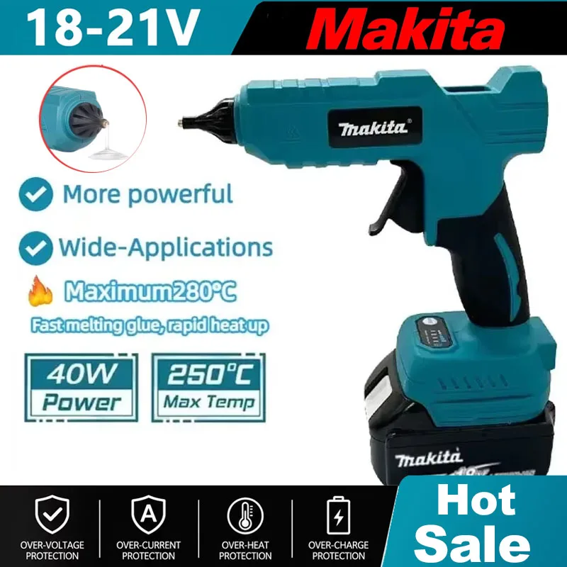 Hot Melt Glue Gun Cordless - Makita Kablosuz Elektrikli Sıcak Tutkal Tabancası