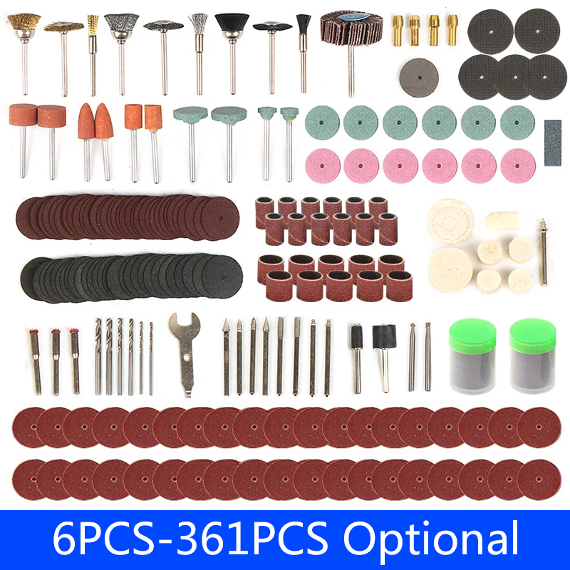 6 adet-361 adet gravür aksesua - Cordless Rotary Tool Kit Accessories incelemesi ve fiyatı