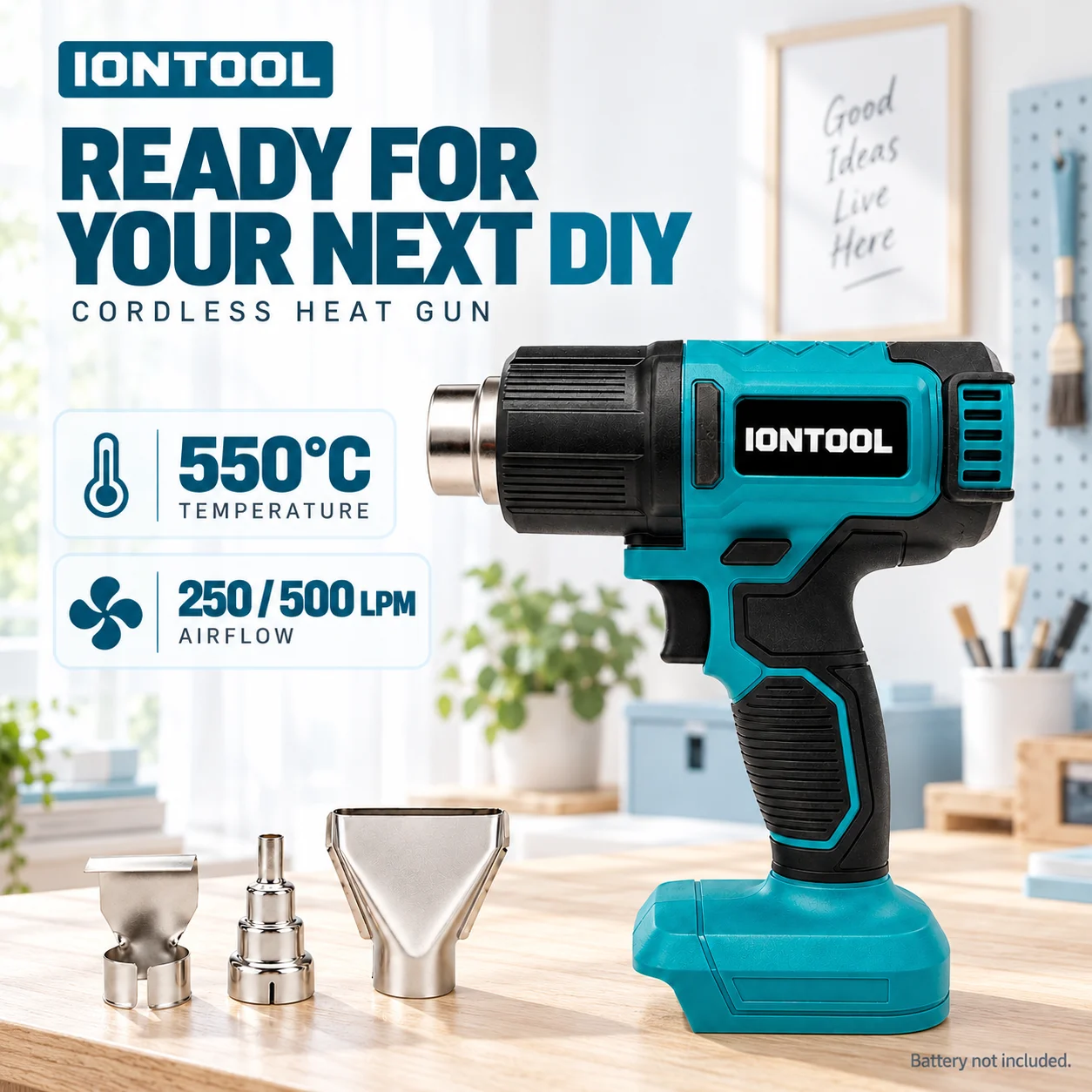 IONTOOL Kablosuz Isı Tabancası - Cordless Heat Gun For Shrink Tubing incelemesi ve fiyatı
